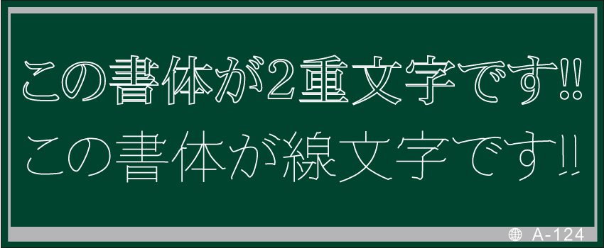 書体の案内